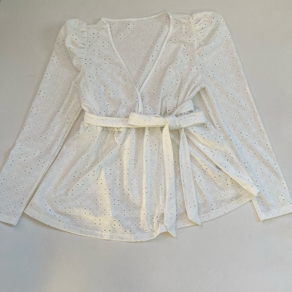 Maternity Spring white  SHEIN shirt- medium